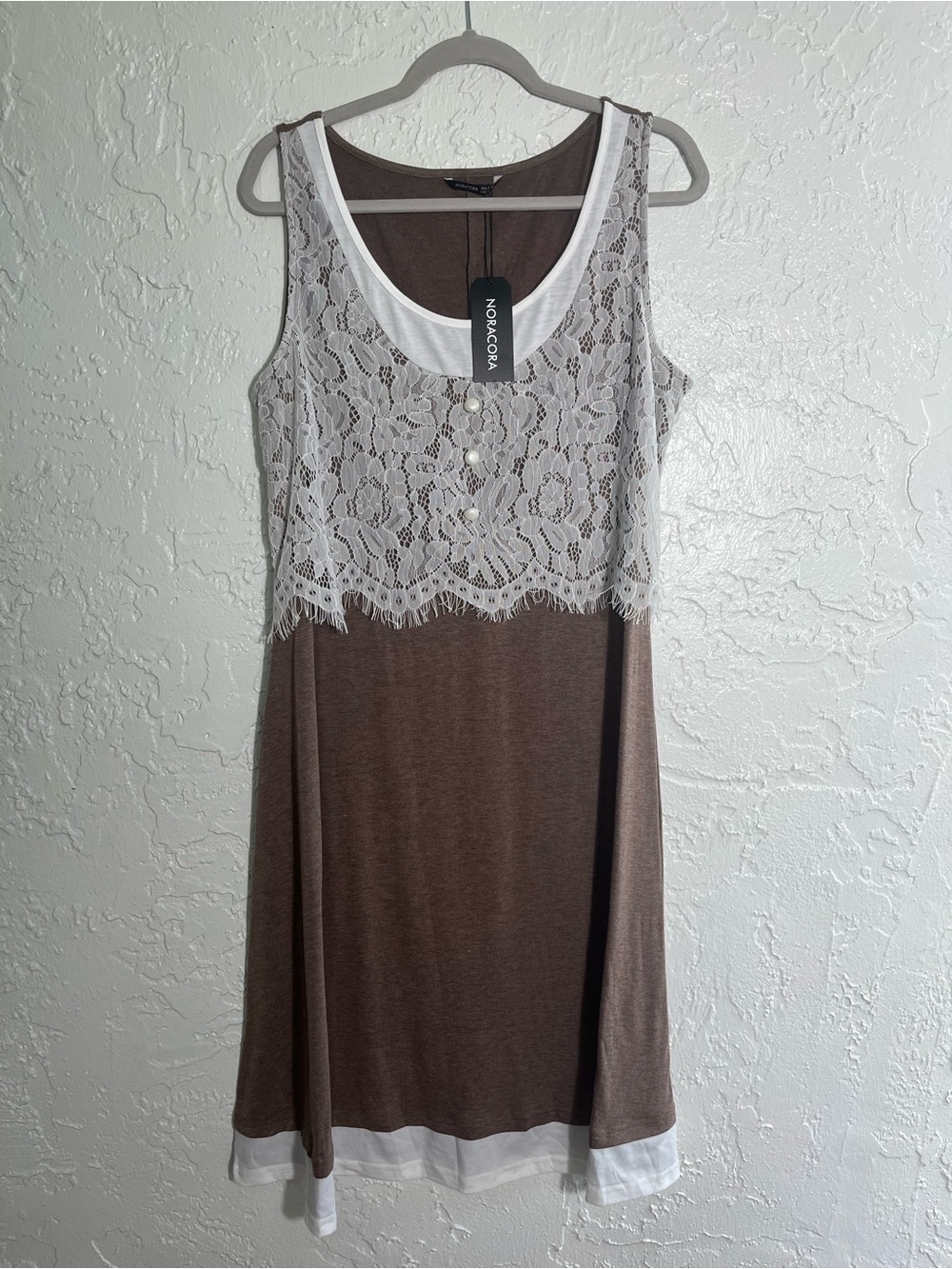 Noracora Lace Overlay Sleeveless Dress Sizeβ XXL NWT